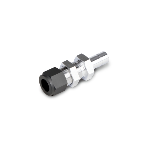 S-LOK Single Ferrule Tube Fitting, Bulkhead Adapter, Tube O.D 1/8in