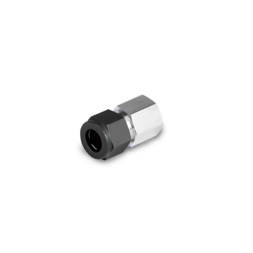 S-LOK Single Ferrule Tube Fitting, Female Connector, Tube O.D 1/4in x 1/8in Female NPT