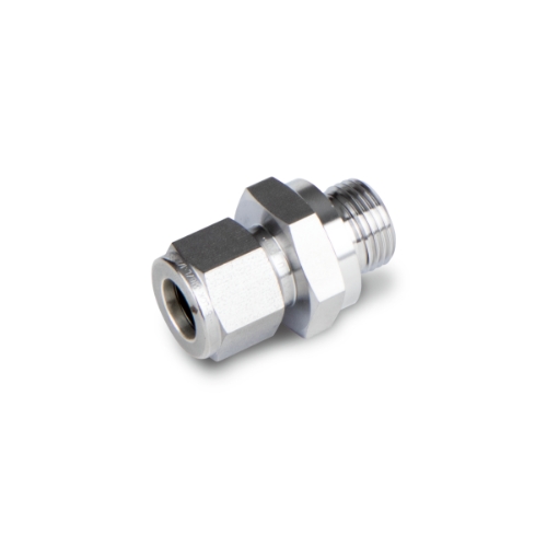 S-LOK Tube Fitting, O-Seal SAE Thread Connector, Tube O.D 1/8in x 5/16-24 Male SAE Thread