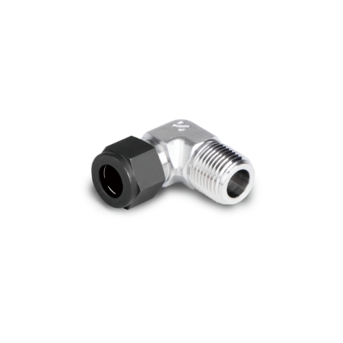S-LOK Single Ferrule Tube Fitting, 90° Male Elbow, Tube O.D 1in x 3/4in Male NPT