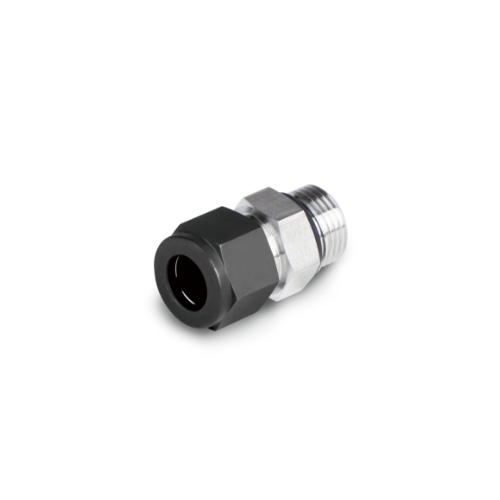 S-LOK Single Ferrule Tube Fitting, Male Connector, Tube O.D 1/8in x 5/16-24 Male SAE Thread
