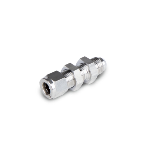S-LOK Tube Fitting, AN Bulkhead Union, Tube O.D 1/8in x 1/8in AN Tube Flare